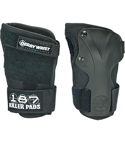 Amazon.com : 187 Killer Pads Pro Derby Pad, Black, X- Small